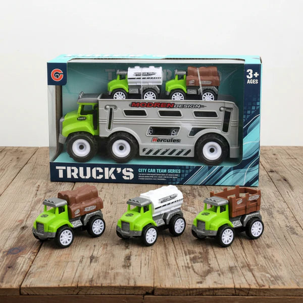 Mini Inertia Truck Toy Set