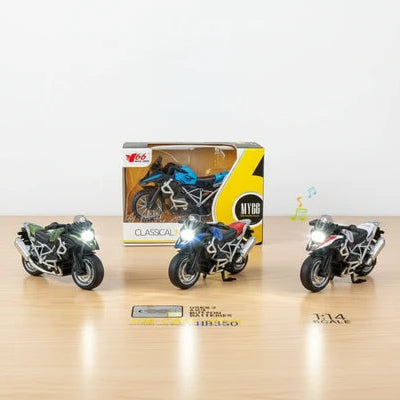 Diecast Classic Pull Back Motorcycle