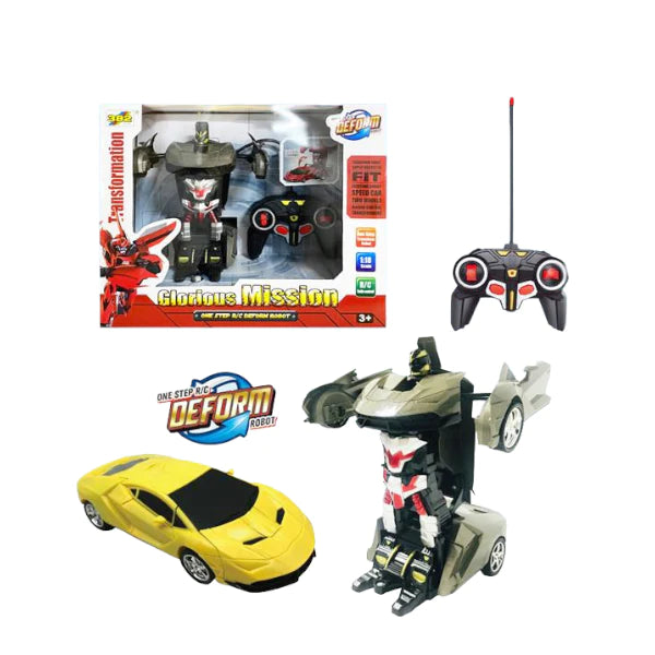 2 in 1 Rechargeable RC Transformation Glorious Mission Car