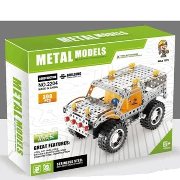 Metal Jeep Blocks Set 300 Pieces