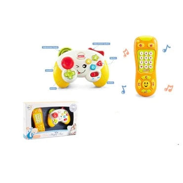 Controller & Cell Phone with Lights & Sound