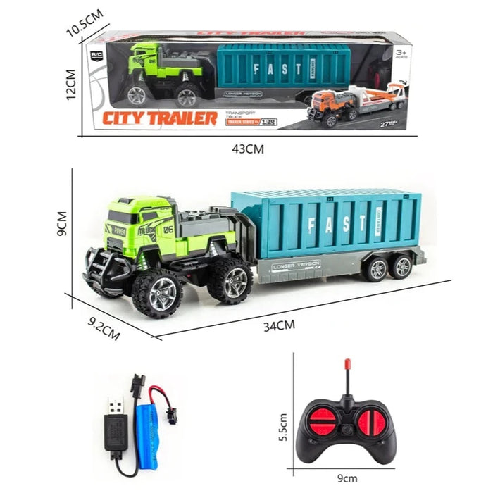 Rechargeable City Trailer Fast Truck