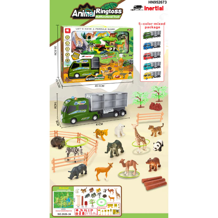 Multifunctional Animal Truck Set