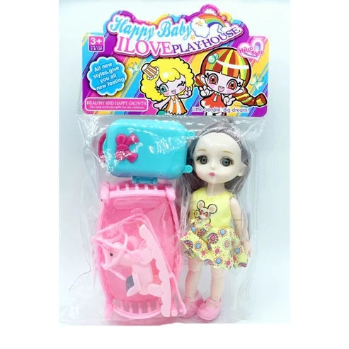 Mini Doll with Accessories