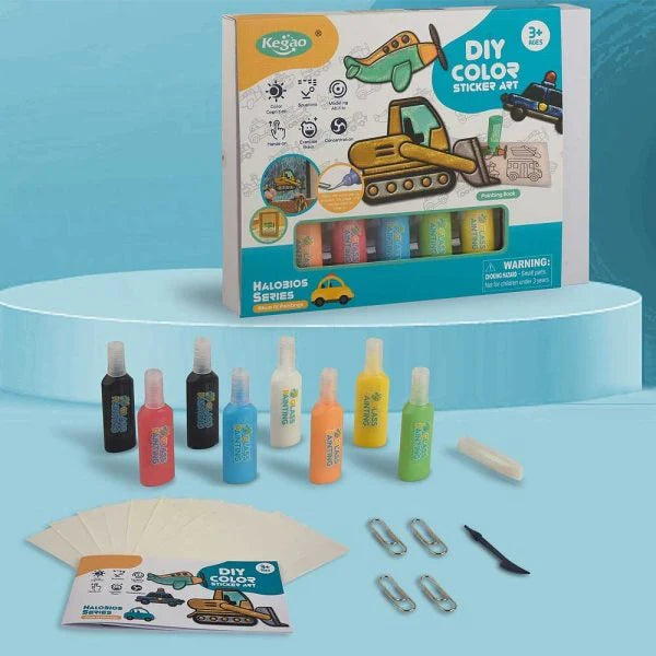 DIY Color Sticker Painting Book