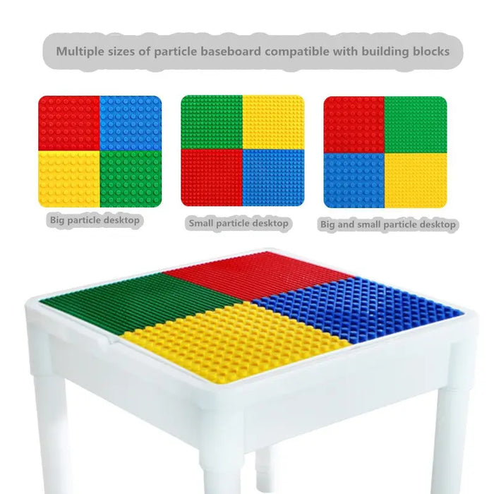 2 in 1 Building Blocks Table with Chair