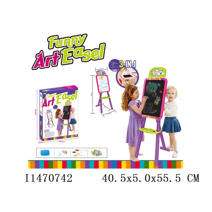 3 in 1 Funny Art Easel Board