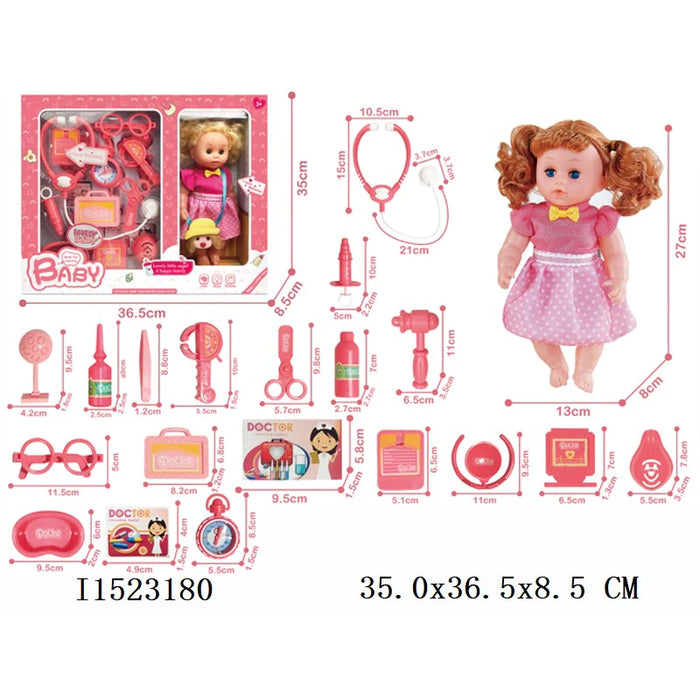 Doctor Doll Set with Accessories