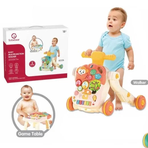 2 in 1 Baby Multifunction Walker With Music