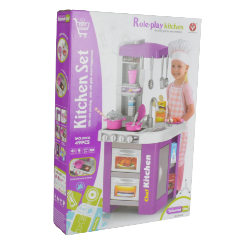 Electric Chef Kitchen Set with Light & Sound