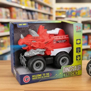 Red Dinosaur Truck Toy