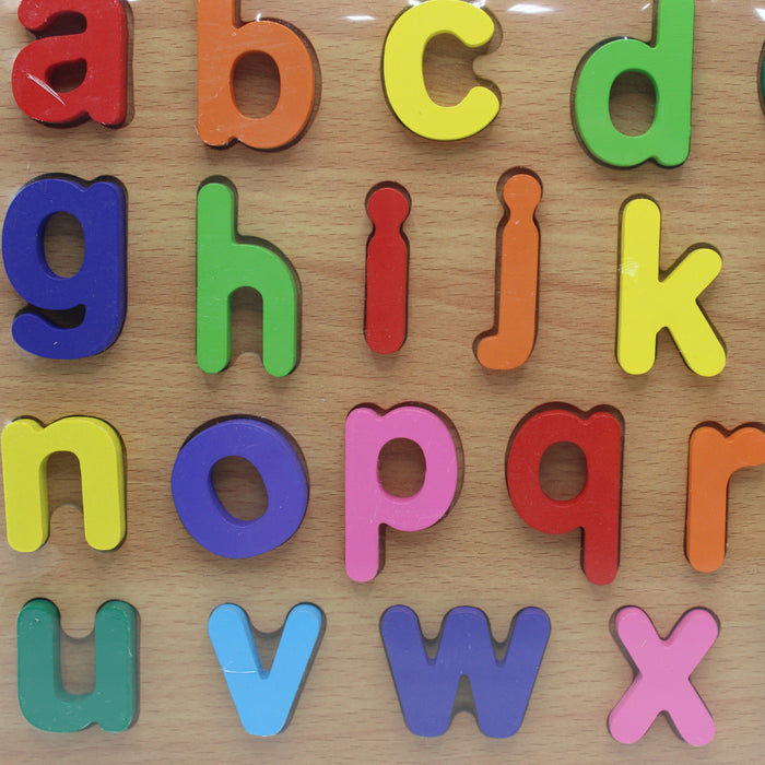 Alphabetic abc Wooden Puzzle Plate