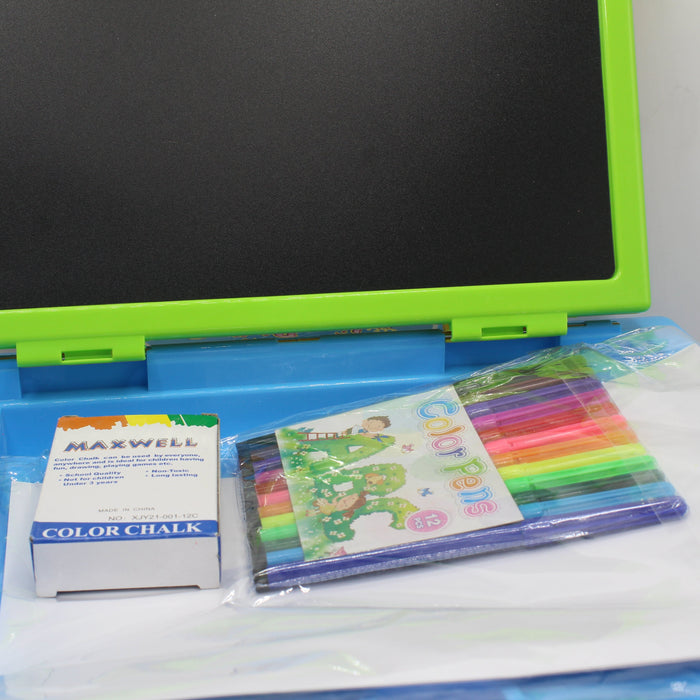 2 in 1 Chalk & White Board For Boys