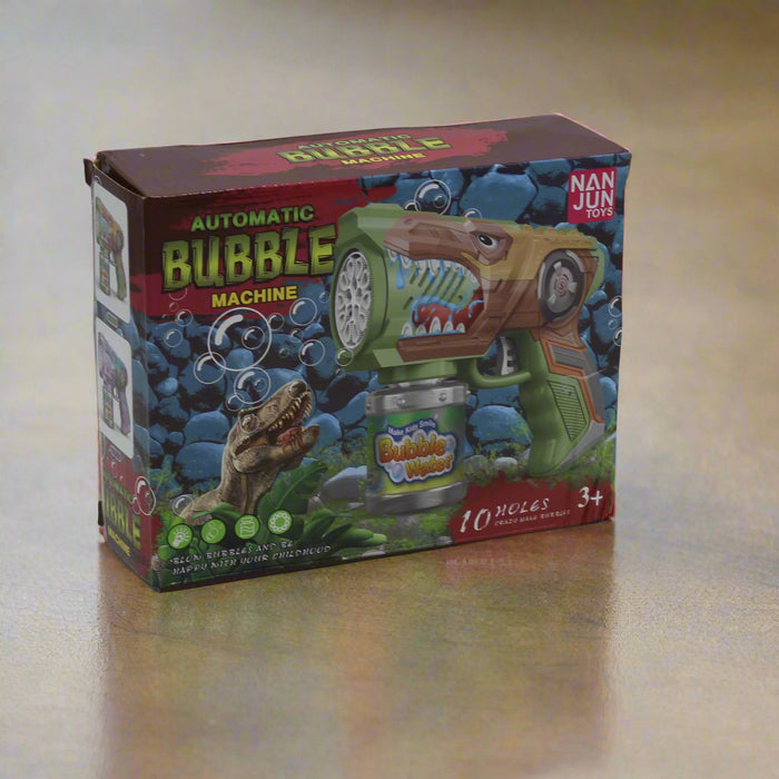 Dinosaur Theme Automatic Bubble Gun