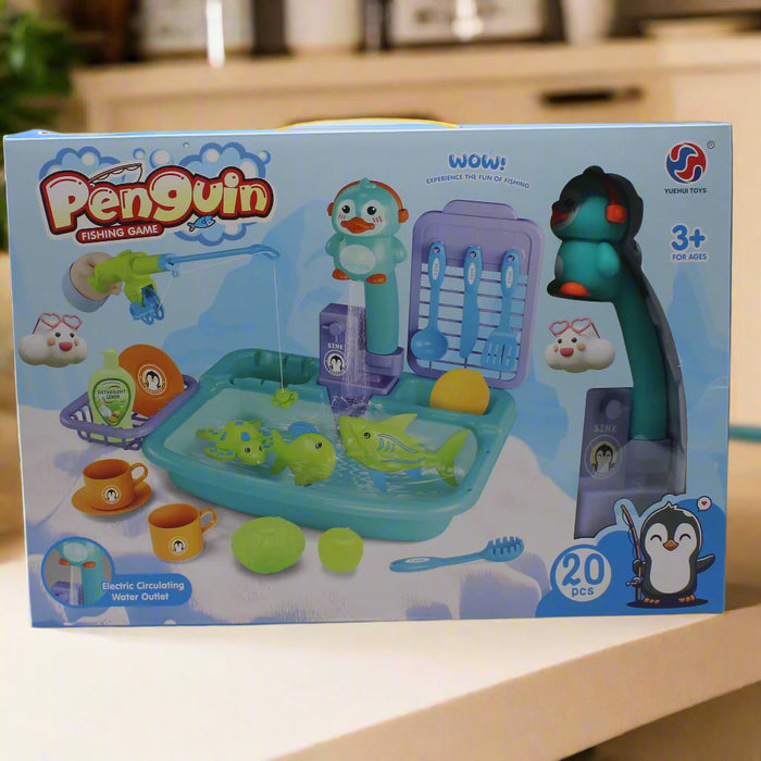 Penguin Theme Electronic Fishing Game