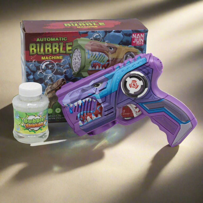 Dinosaur Theme Automatic Bubble Gun