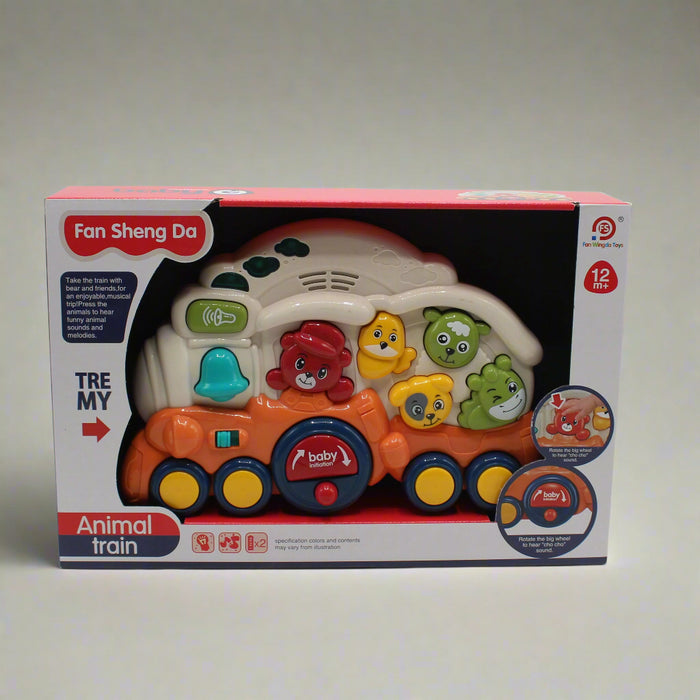 Animal Theme Baby Train with Light & Music