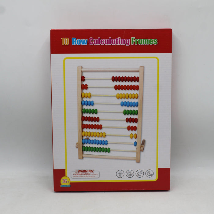 Wooden 10 Rows Calculating Frame