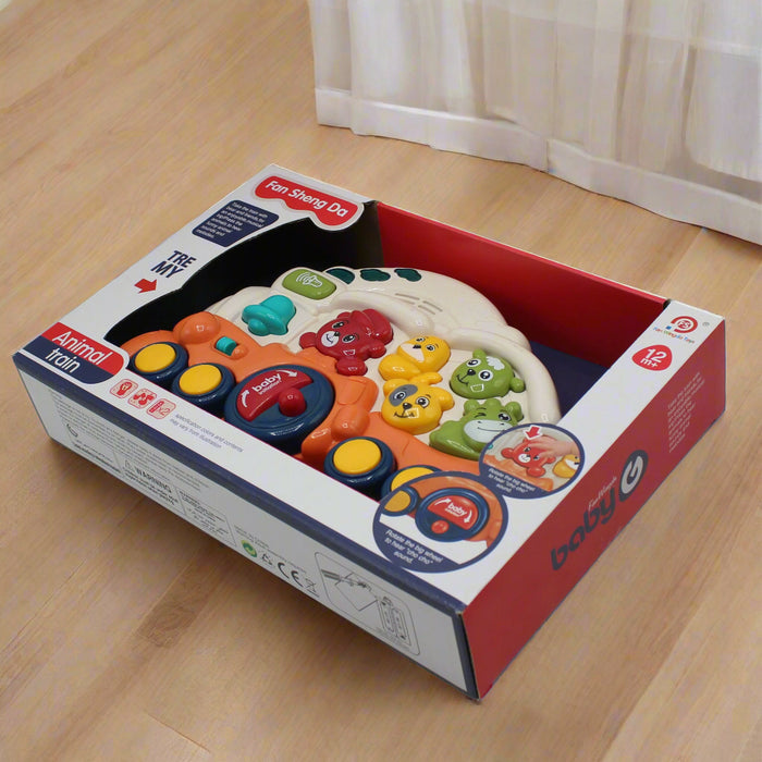 Animal Theme Baby Train with Light & Music