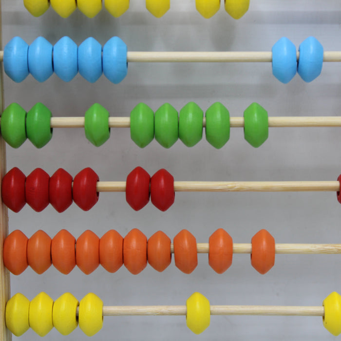 Wooden 10 Rows Calculating Frame