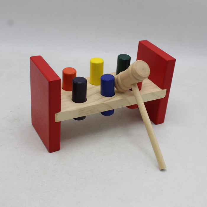 Kids Wooden Strikes Hammer Bench