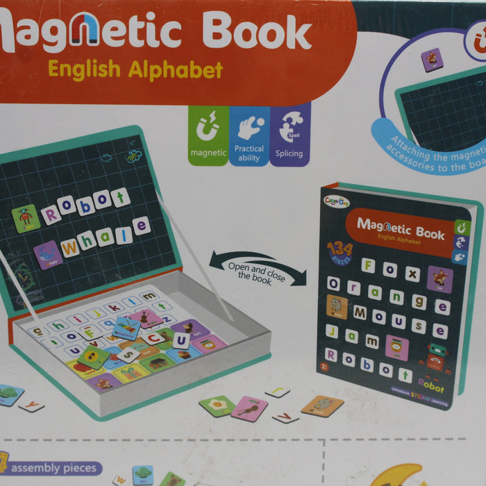 English Alphabet Magnetic Book 134 Pieces