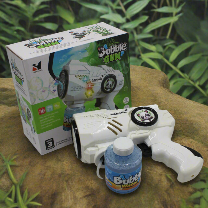 Panda Theme Electrical Bubble Gun