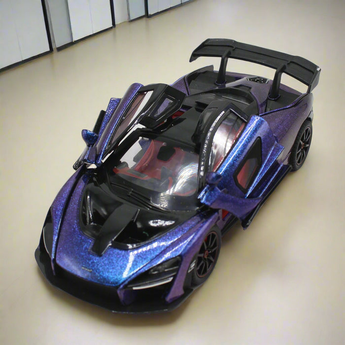 Diecast McLaren Senna GTR Car with Light & Sound