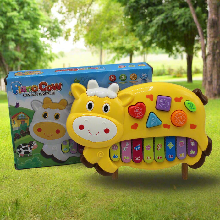 Cow Shape Piano with Light & Sound