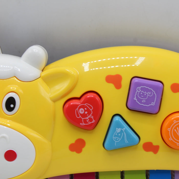 Cow Shape Piano with Light & Sound