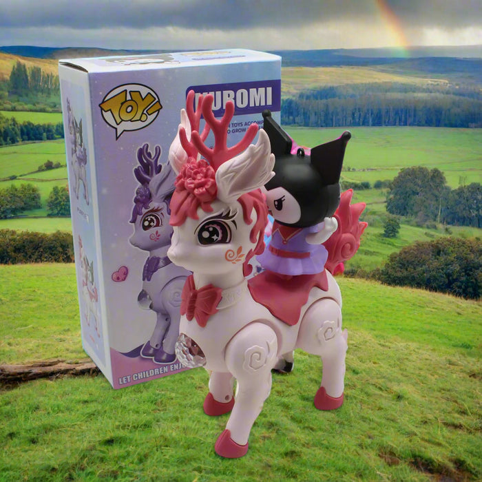 Kuromi Pony Horse with Light & Sound