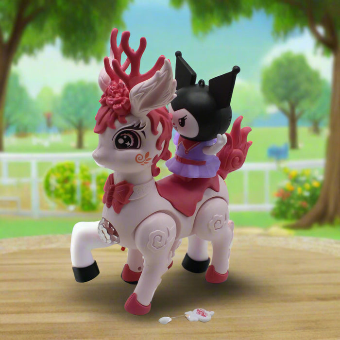 Kuromi Pony Horse with Light & Sound