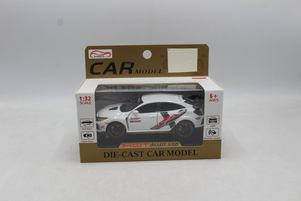 Diecast Civic Type-R Modified Car with Light & Sound