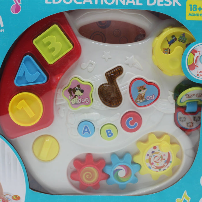 2 in 1 Educational Desk with Light & Sound