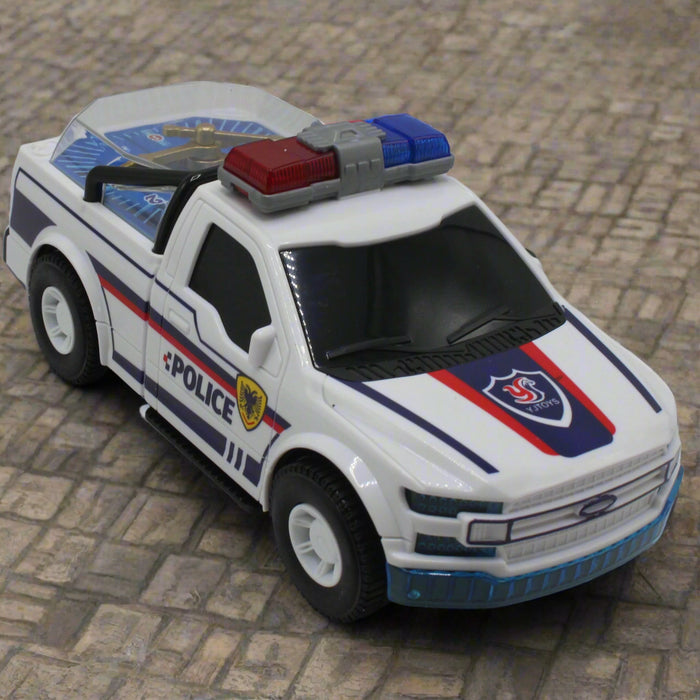 2 in 1 Police Clock Car with Light & Sound