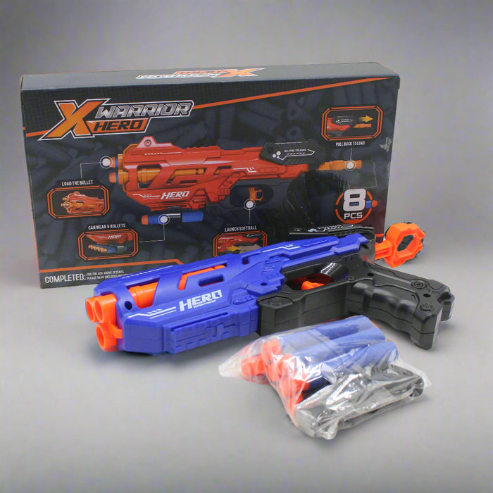 X Warrior Gun with soft  bullets