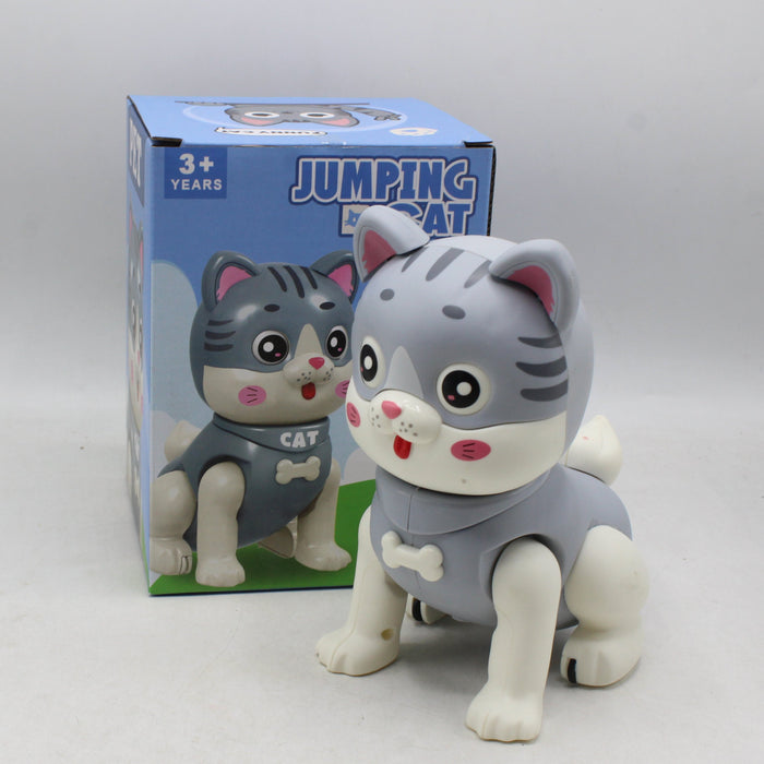 Musical Jumping Cat with Light