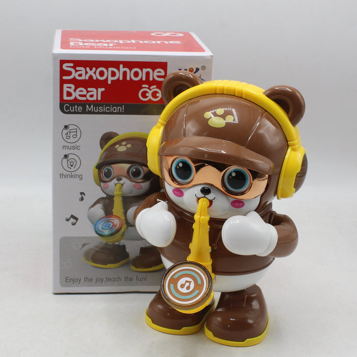 Cute Musical Saxophone Bear