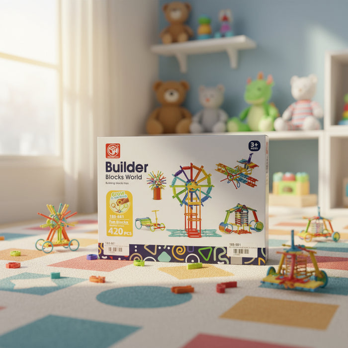 Magnetic Builder Block 420 Pieces