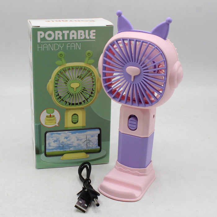 Kuromi Theme Rechargeable Hand Fan