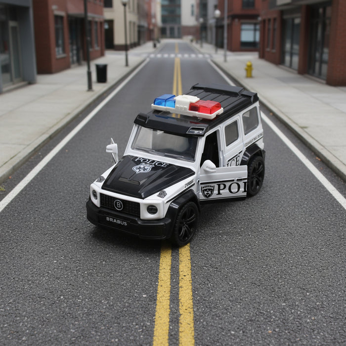 Diecast Police Jeep with Light & Sound