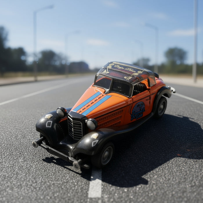 Diecast Vintage Car with Light & Sound