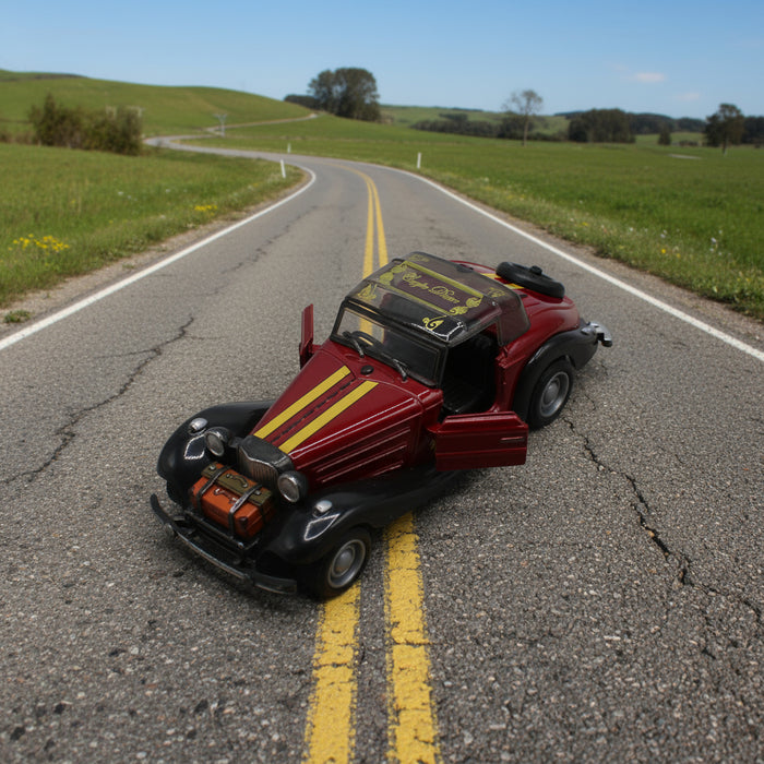 Diecast Vintage Car with Light & Sound