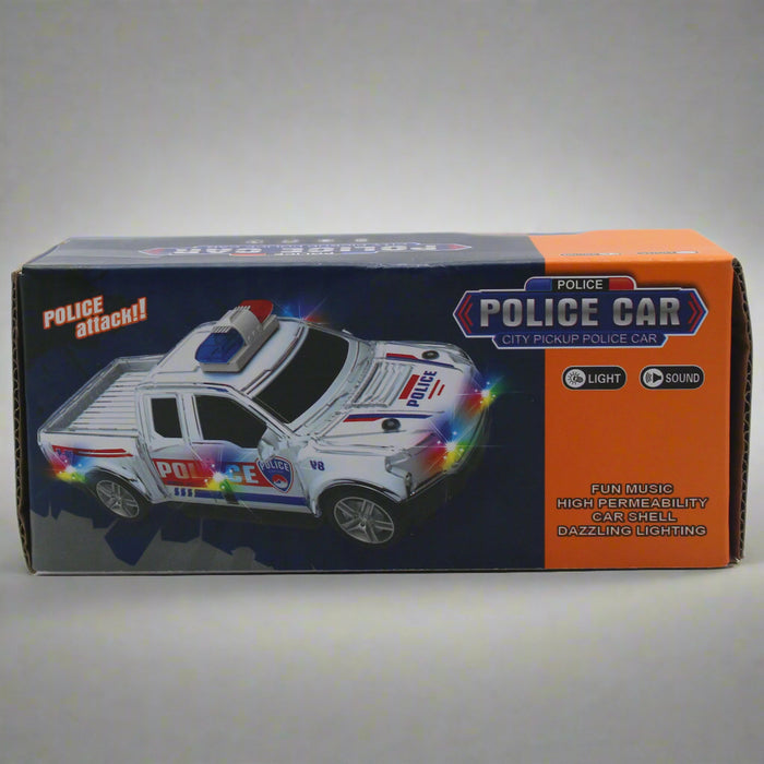 Police Attack Car with Light & Music