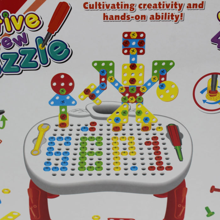 4 in 1 Screw Puzzle Game 187 Pieces