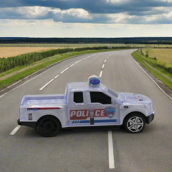 Police Attack Car with Light & Music