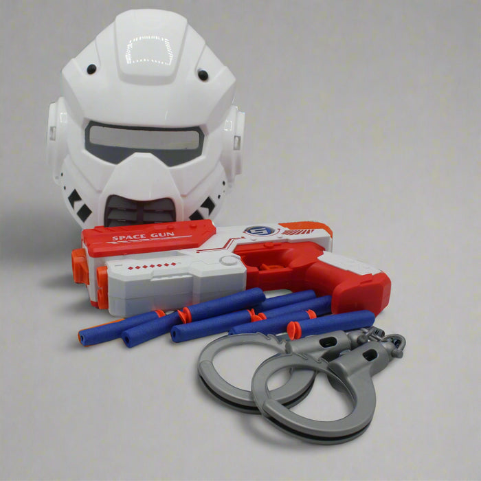 4 in 1 Shooting Space Gun with Space Mask