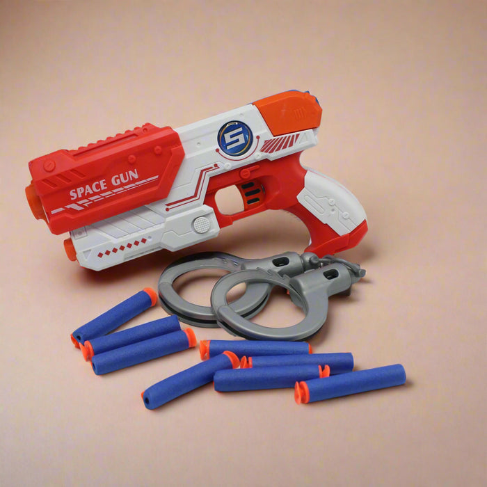 4 in 1 Shooting Space Gun with Space Mask