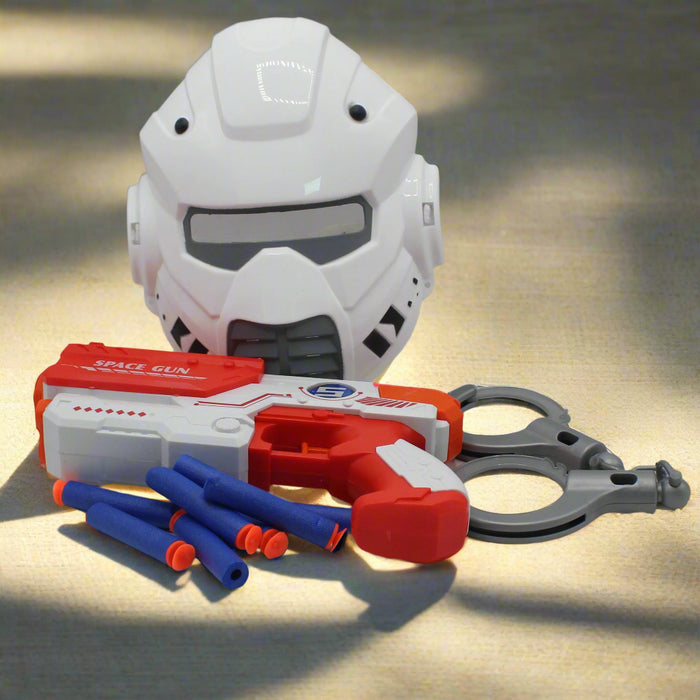 4 in 1 Shooting Space Gun with Space Mask