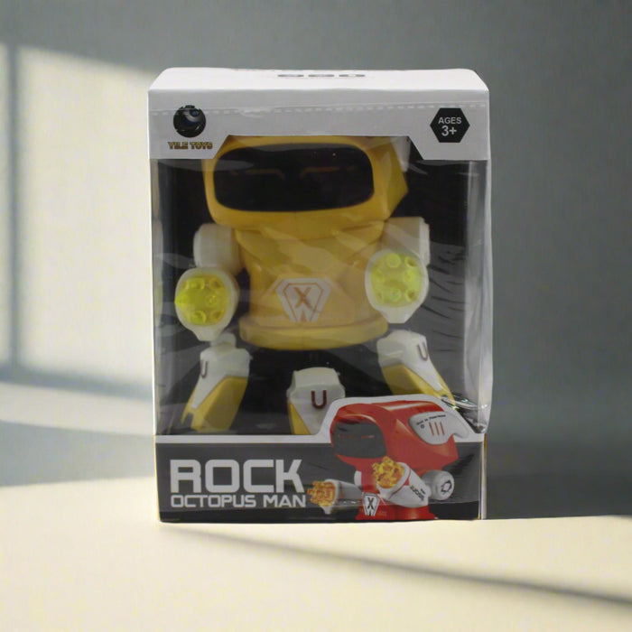 Rock Octopus Man with Light & Sound